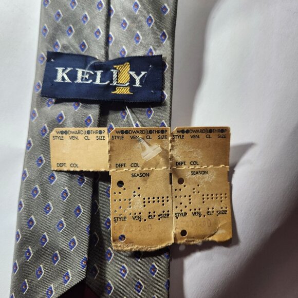 Vintage Kelly 1 Tie Made In Italy For Woodward & Lothrop office career - Picture 3 of 5